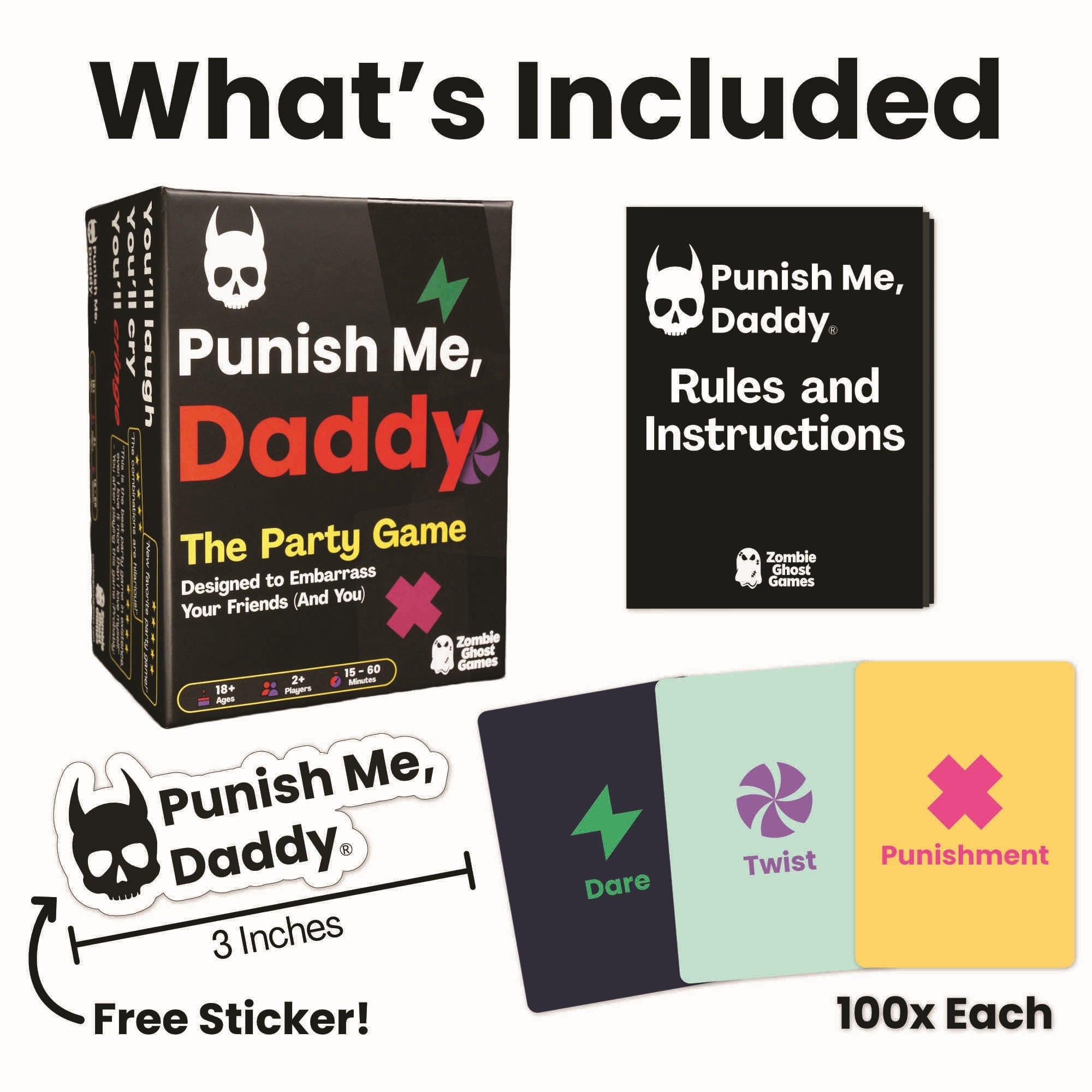 Punish Me, Daddy Card Game