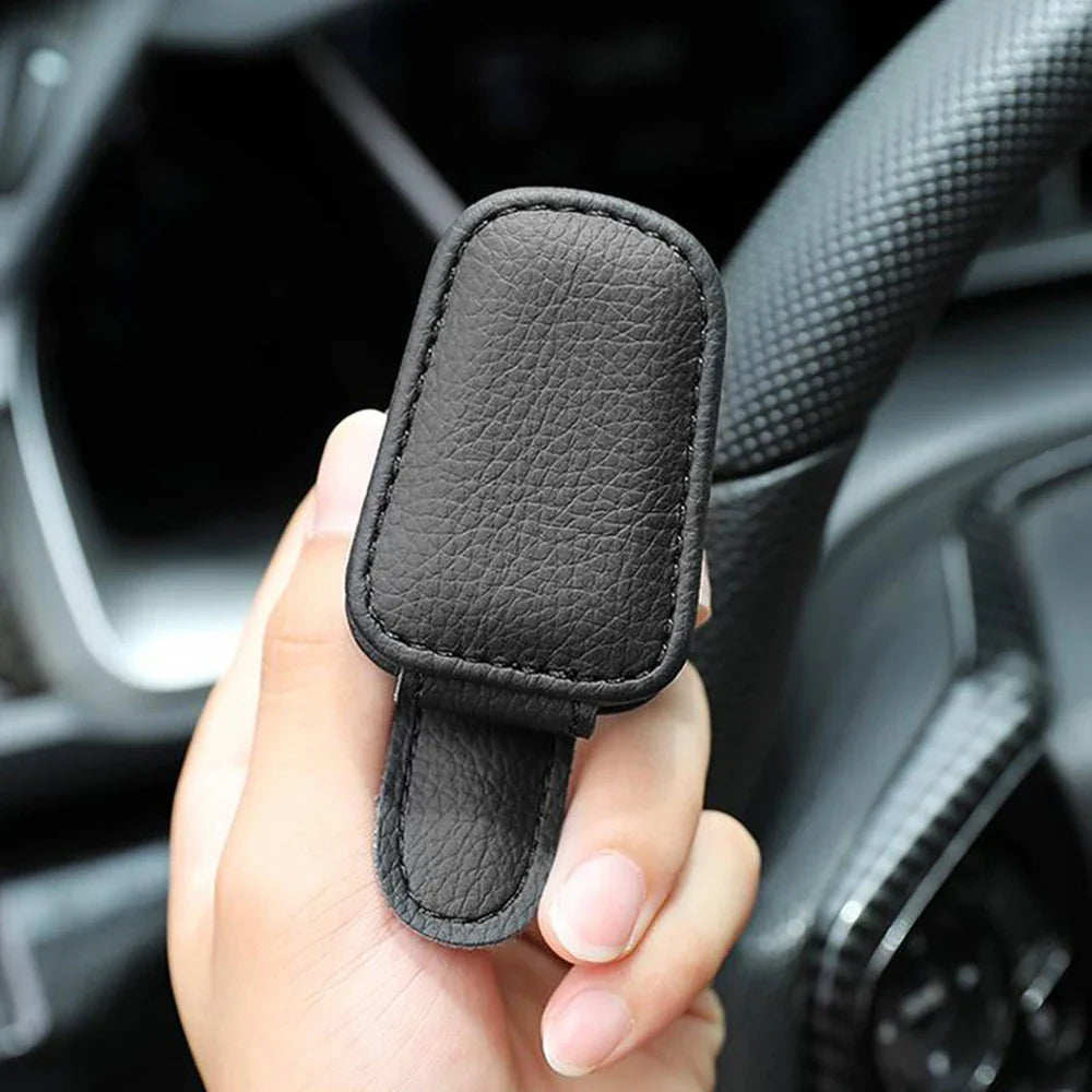 Universal Car Sunglasses Clip Card Ticket Holder Stand Fastener Pen Case Eyeglasses Sun Visor Car Accessories
