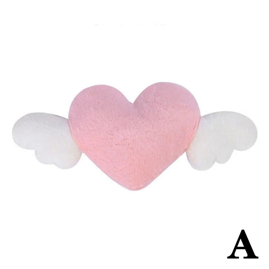 Heart-Shaped Car Headrest Plush Love Neck Pillow Super Soft Plush For Car Seat Cushion Universal Interior Car Accessories