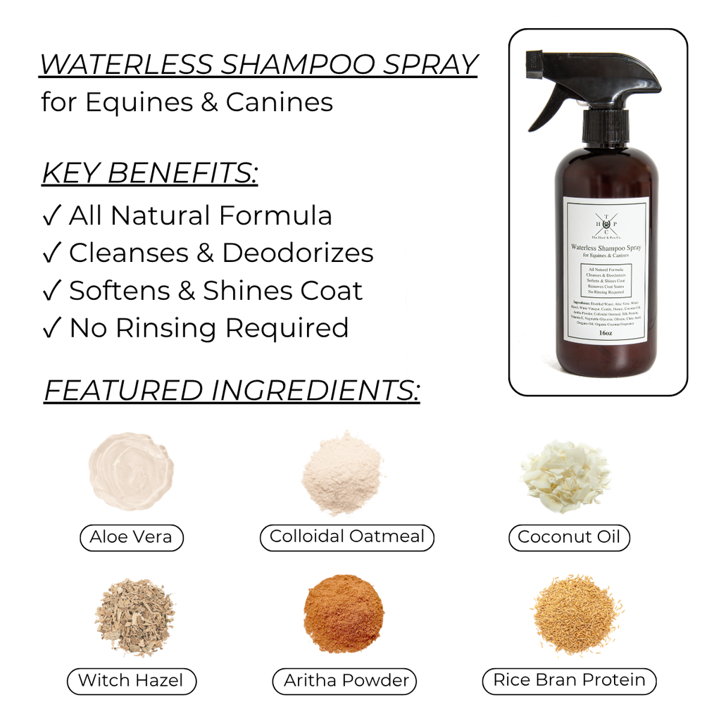 Waterless Shampoo Spray for Dogs & Horses